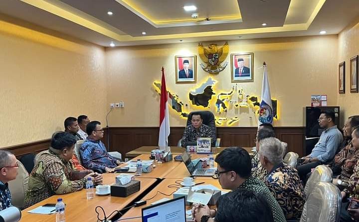 Bupati Paparan Dihadapan Direktur Jendral Bina Keuangan Daerah Kementrian Dalam Negeri